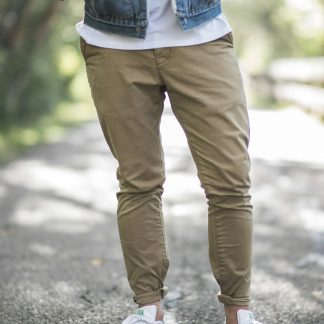Uerey0 Men's Straight Fit Chino Pants — Cotton Twill